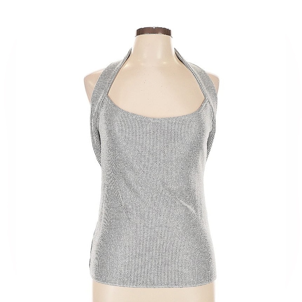 NWOT Zara Silver Halter Top